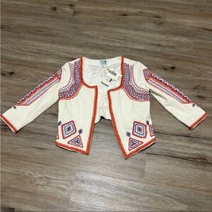 Lucky Brand Embroidered Jacket